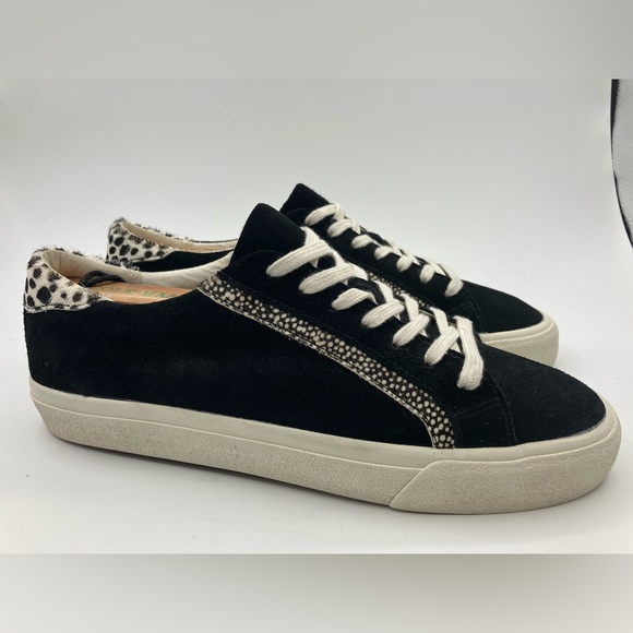 Madewell Low-Top Sneakers in Suede and Spot Calf Hair Women Size 10 Men Size 8.5 - Picture 2 of 11